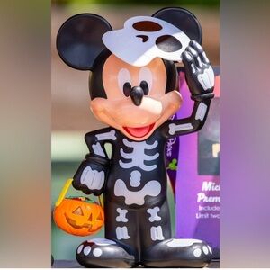 Disney Mickey Mouse Skeleton Popcorn Bucket - Halloween